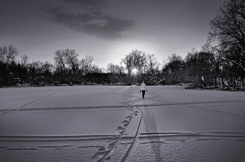 Walking on HoNeeUm Pond